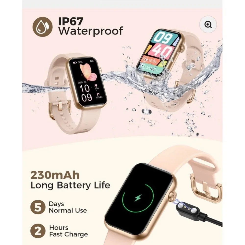 (13)Sougie Smart Watch H38 Black Open Box New Compatible Android & Apple Openbox